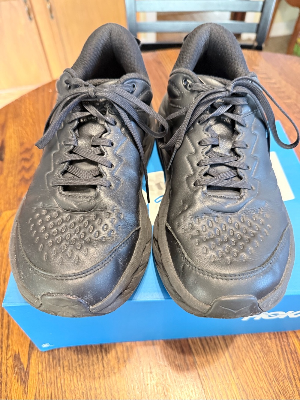 Hoka Black slip resistant Sneakers